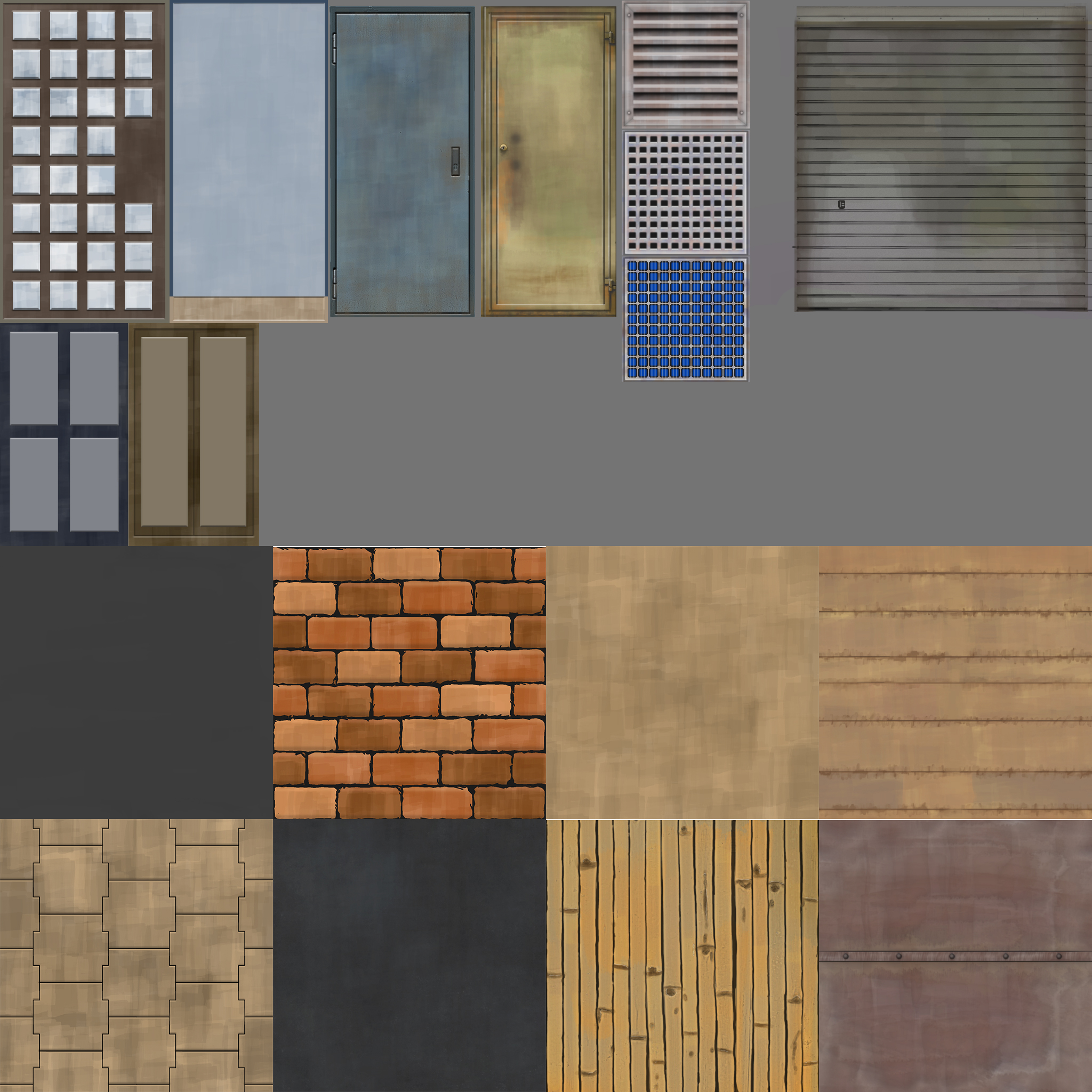 building window texture map